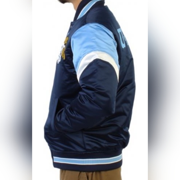 Mitchell & Ness UNC Satin Jacket XL - Picture 3 of 7